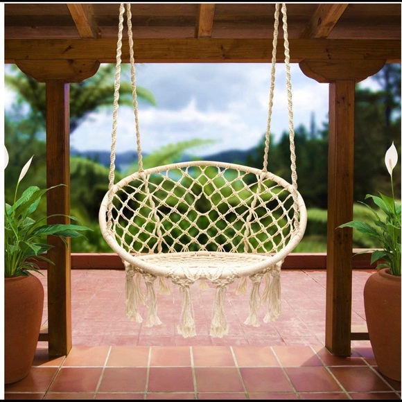 Hammock Chair Macrame Swing - Picture 4 of 8